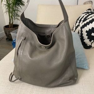 Tory Burch Brody Pebbled Leather Hobo Bag